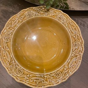 VTG Canonsburg Pottery Regency dinner plate (1)